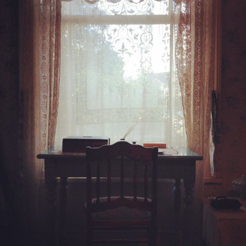 desk at highwic house