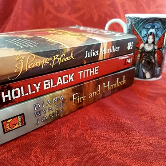 Fairytale retellings, Heart's Blood, Juliet Marillier, Tithe, Holly Black, Fire and Hemlock, Diana Wynne Jones, Earl Grey Editing, books and tea, tea and books