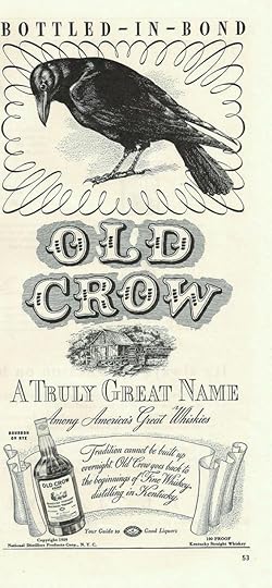 Old Crow Sour Mash Bourbon Whiskey - 1939 ad