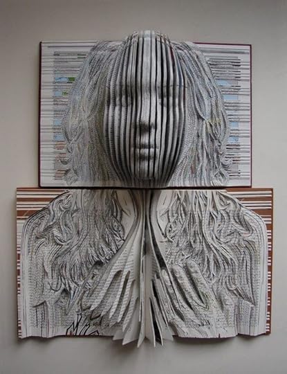 Book Sculpture Rapunzel and Her Prince by SurLaPage