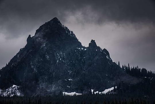well into the mountains