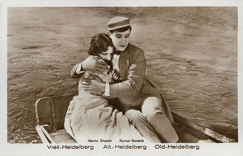 Ramon Novarro and Norma Shearer in The Student Prince in Old Heidelberg (1927)
