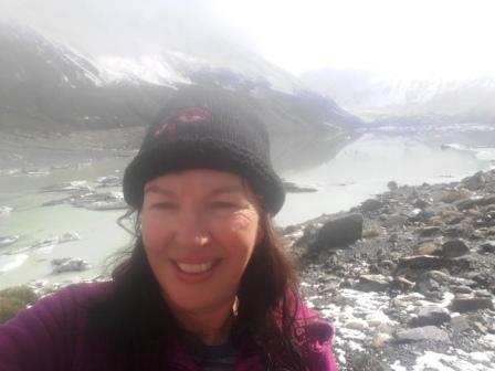 Myself at the Hooker Glacier, Mount Cook