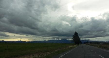 Dramatic Skies on the Road
