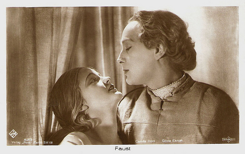 Gösta Ekman and Camilla Horn in Faust