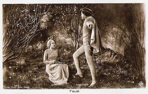 Camilla Horn and Gösta Ekman in Faust (1926)
