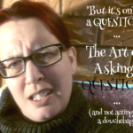 Author looks perturbed and confused. Text reads, 