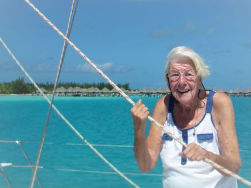 Tilly enjoying Bora Bora