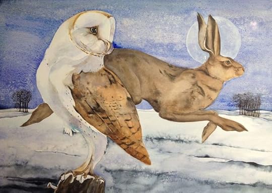 Owl and Hare by Jackie Morris