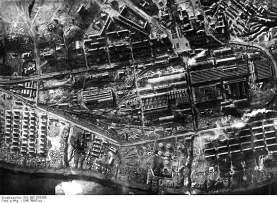 Stalingrad Tractor Factory after German capture, Stalingrad, Russia, 17 Oct 1942 (German Federal Archive: Bild 183-B22437)