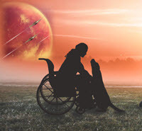 help us help vets, one dog at a time, by buying Embrace the Romance: Pets in Space 2