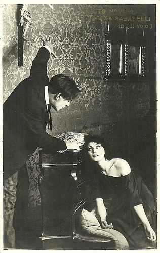 Claretta Sabatelli and Amleto Novelli il Il voto