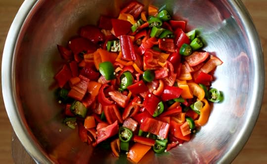 chopped peppers for hoagie relish