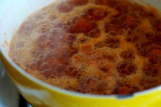 cooking down the hoagie relish