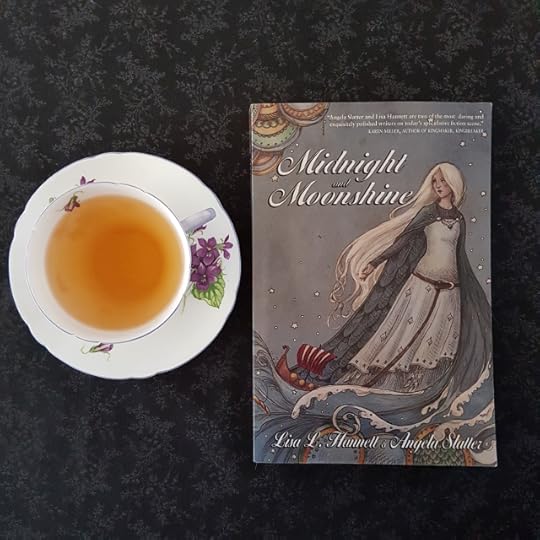 Midnight and Moonshine, Lisa L. Hannett, Angela Slatter, Ticonderoga Publications, Earl Grey Editing, tea and books, books and tea