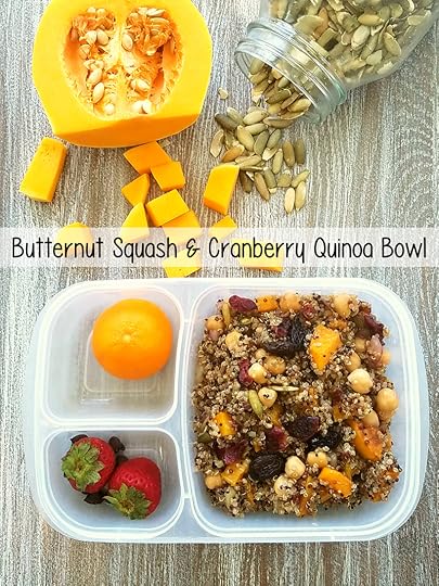 butternut squash & cranberry quinoa in EasyLunchboxes