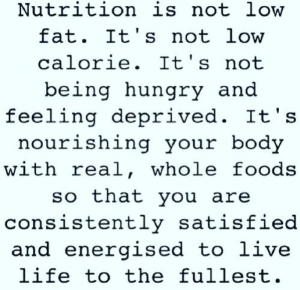 Sports nutritionist Gina Nofzinger says nutrition isn't what you think