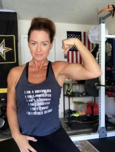 Sports nutritionist Gina Nofzinger Flexes in the Physical Culture Tank for Ladies
