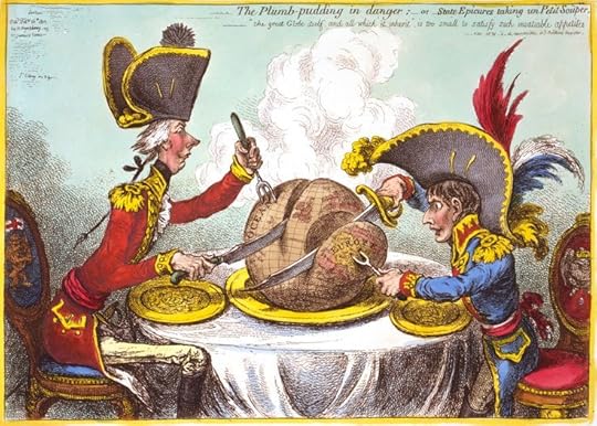 The Plumb-pudding in danger – or – State Epicures taking un Petit Souper by Gillray