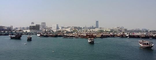 Dhows in the harbour, Doha