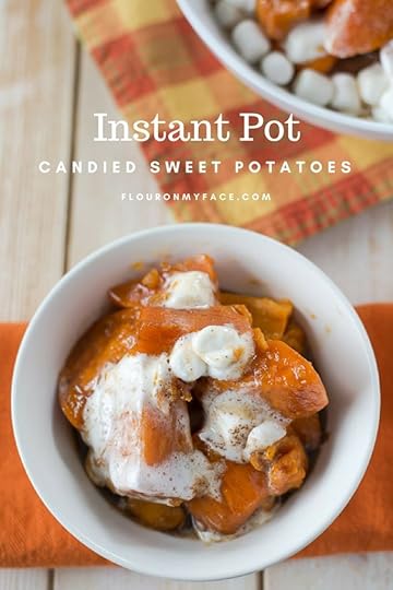 Instant Pot Candied Sweet Potatoes recipe via flouronmyface.com