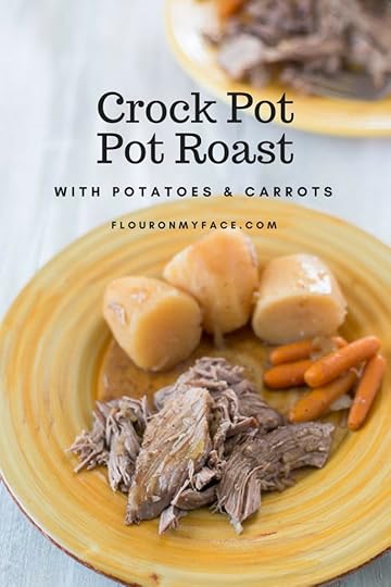 Crock Pot Pot Roast with Potatoes and carrots.