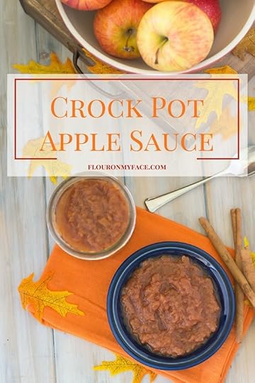Crock Pot Apple Sauce recipe using Gala apples via flouronmyface.com