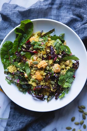 Curry Cauliflower Quinoa and Lentil Salad Recipe | FoodforMyFamily.com