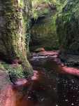 The Devil's Pulpit in Finnich's Glen