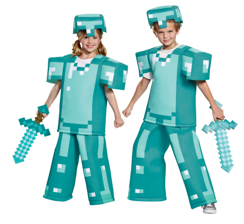 Disguise Brings the Digital Adventures of Minecraft™ to Life with First Ever Minecraft™ Halloween Costumes. (Photo: Business Wire)