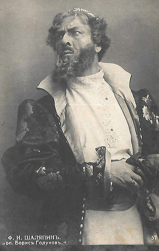 Feodor Chaliapin as Boris Godunov
