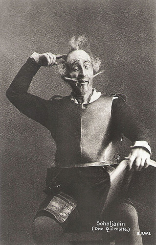 Feodor Chaliapin as Don Quixote