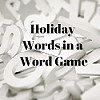holiday word game
