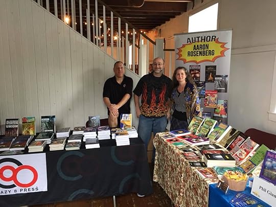 Russ, Aaron, and Heather at River Reads 2017