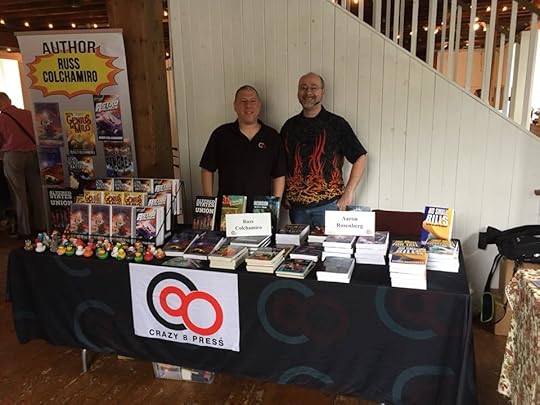 Russ Colchamiro & Aaron Rosenberg at River Reads 2017
