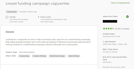 Upwork Proposal Template: Natalia Job Description