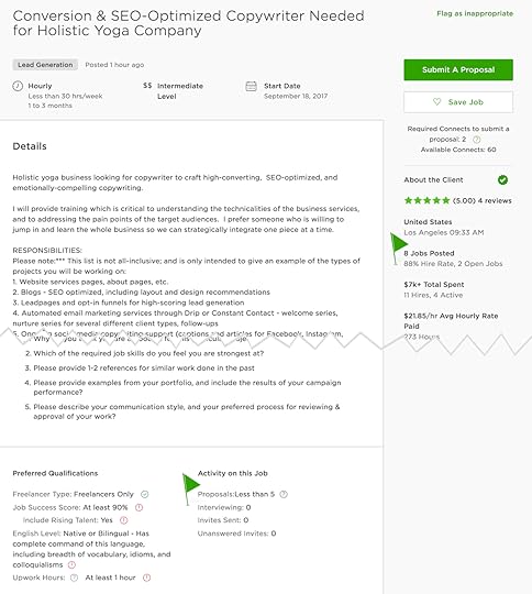 Best Upwork Jobs: Snowball Flag