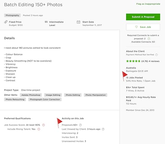 Best Upwork Jobs: Snowball Flag