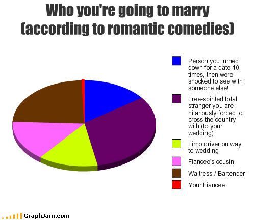 Image result for pie chart romance