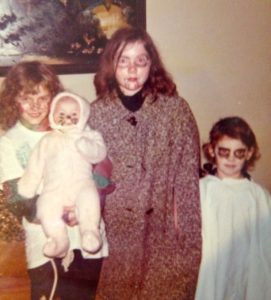 My first halloween with my sisters!