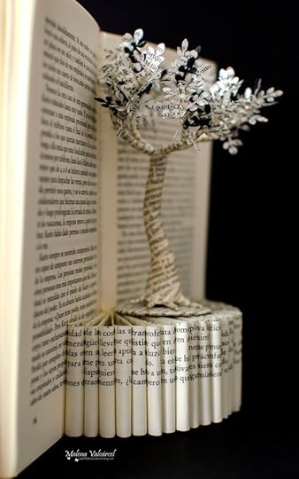 Book Paper Art Sculpture Tree of Life by MalenaValcarcel