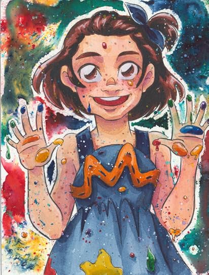 brushpen illustration, watercolor illustration