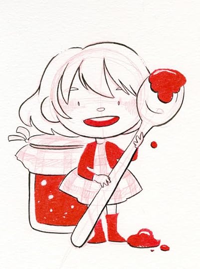 spot color illustration, retro illustration, cute art, kidlit art