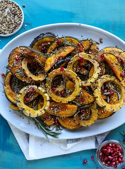 roasted squash with brown butter and toasted quinoa I howsweeteats.com #squash #thanksgiving #recipes