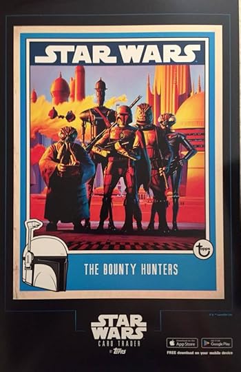 Star Wars Bounty Hunter Poster by Topps Trading Cards