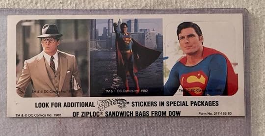 Superman III Ziploc Stickers