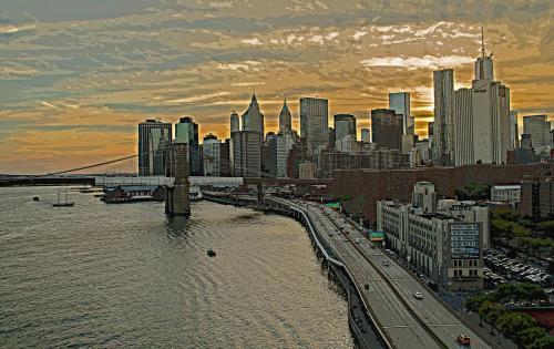 Manhattan som tavla