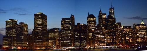 panorama Manhattan skyline