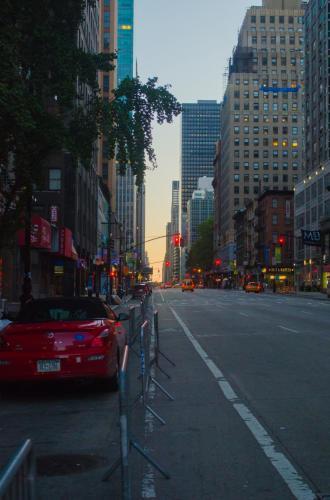 New York vaknar