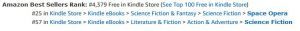 The Hills of Mare Imbrium Amazon Stats 18-09-17